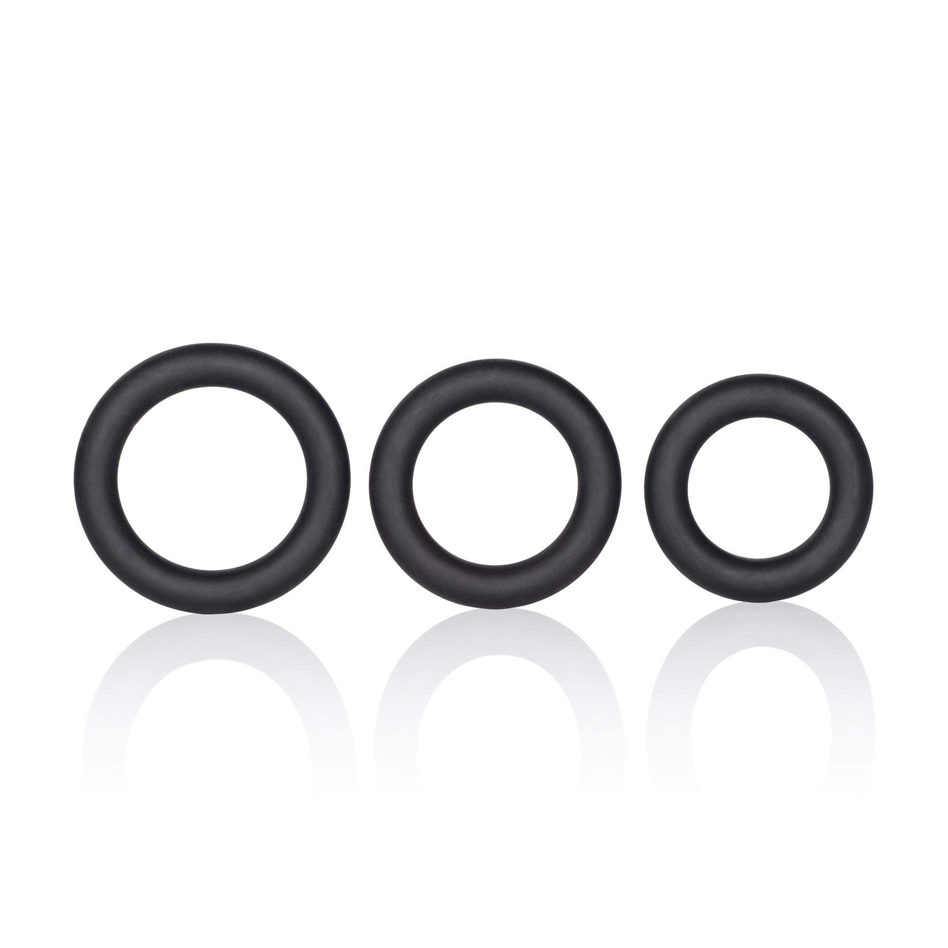 "Dr. Joel Kaplan Silicone Support Rings - Black SE5633002"